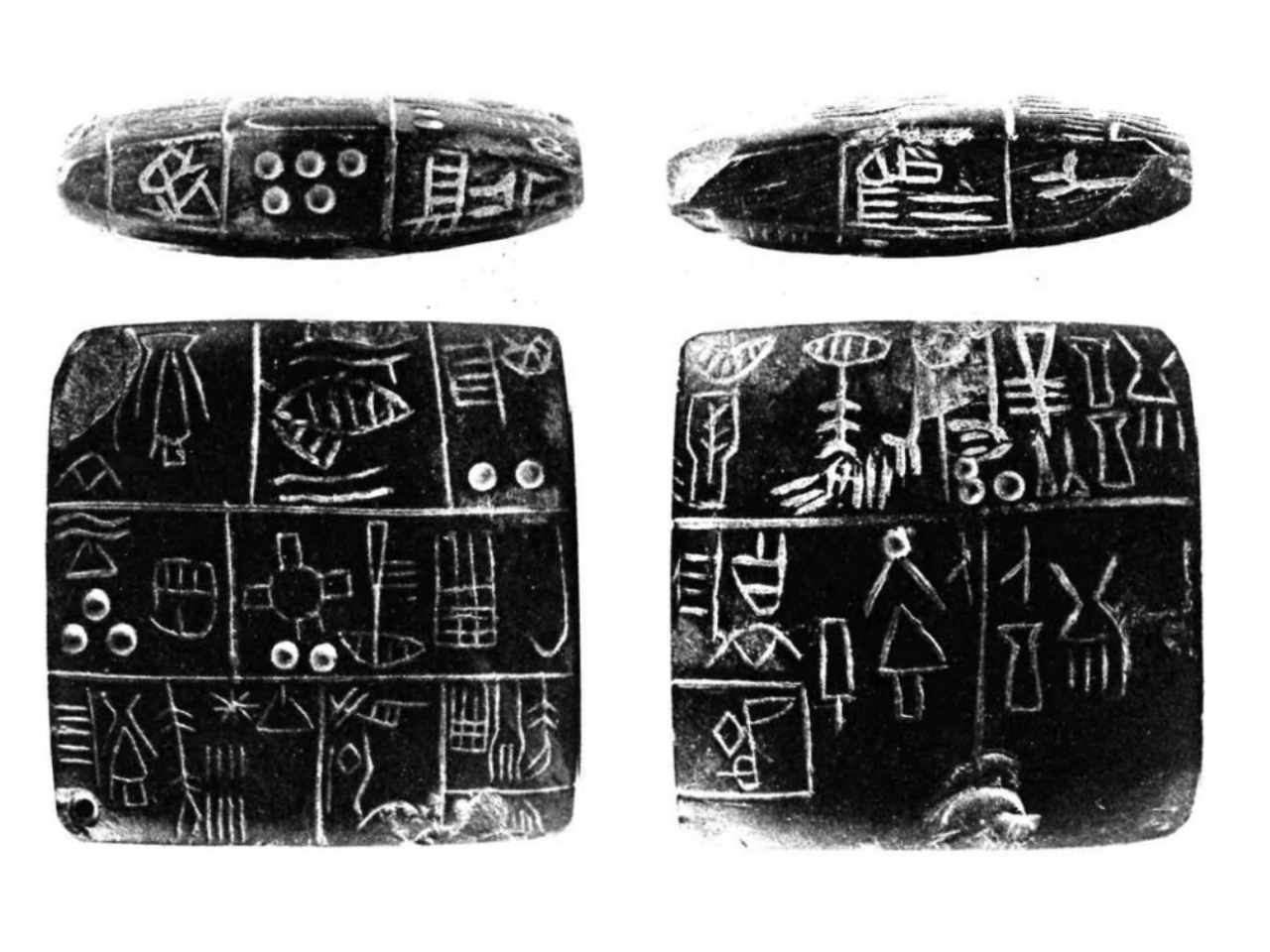A clay tablet inscribed with cuneiform writing from ancient Mesopotamia