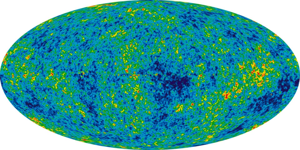 Full-sky map of cosmic microwave background temperature fluctuations from nine years of WMAP data