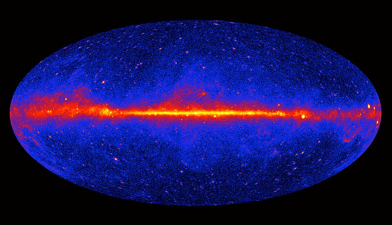 All-sky map of gamma-ray sources observed by the Fermi Large Area Telescope over three years at energies above 1 GeV