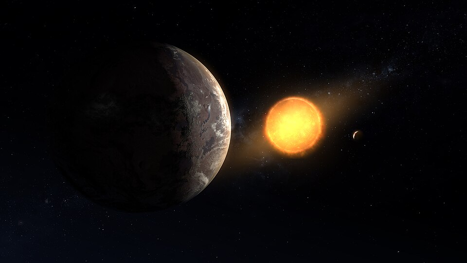 Artist's concept of exoplanet Kepler-1649c, an Earth-sized habitable-zone world