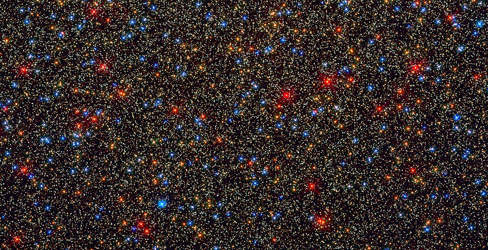 Hubble Space Telescope image of Omega Centauri, the largest globular cluster of the Milky Way