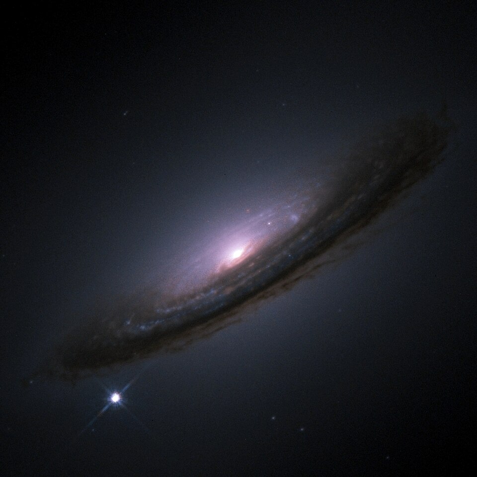 Hubble Space Telescope image of supernova SN 1994D in galaxy NGC 4526