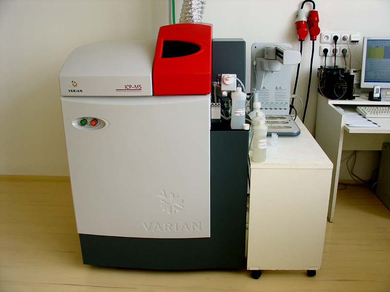 A laboratory mass spectrometer used for argon-argon radiometric dating
