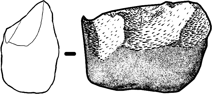 Oldowan chopper from the Dmanisi site in Georgia, approximately 1.85 million years old