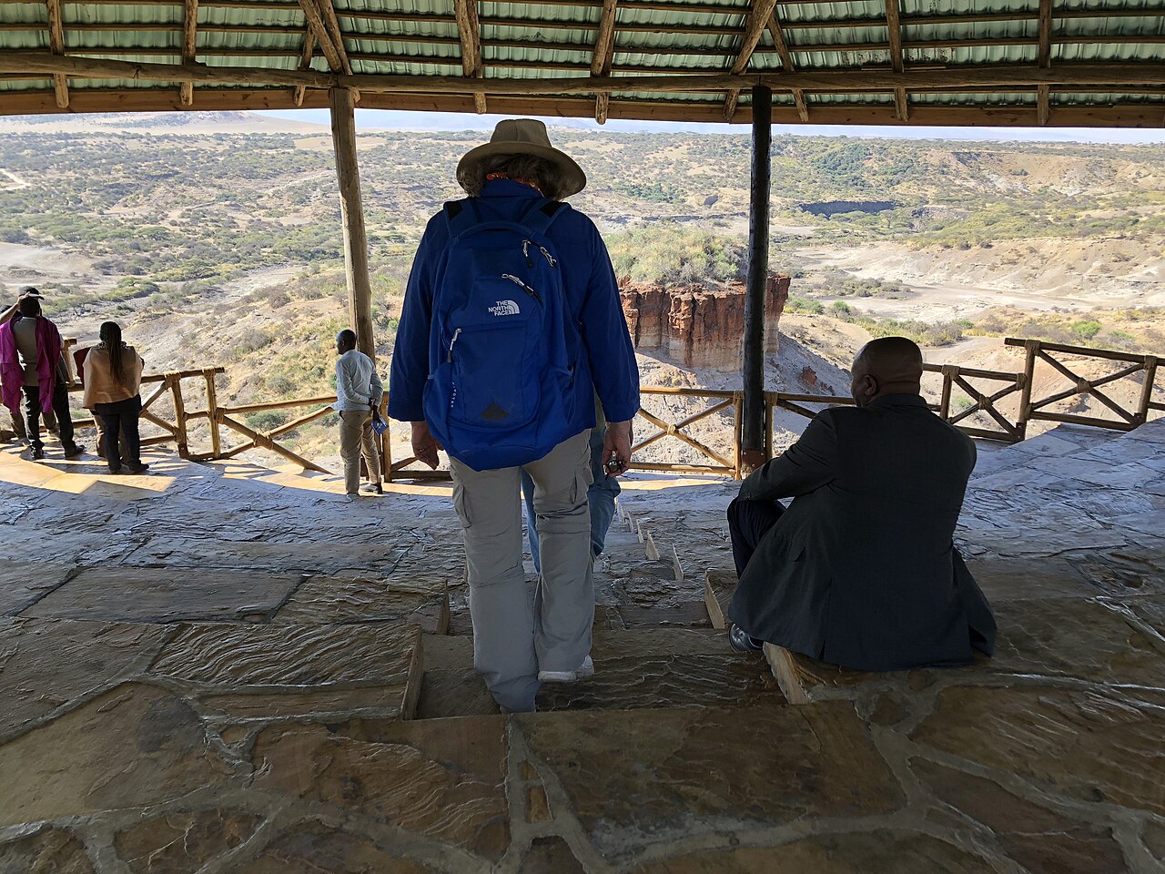 Olduvai Gorge in northern Tanzania, exposing nearly two million years of geological and archaeological deposits