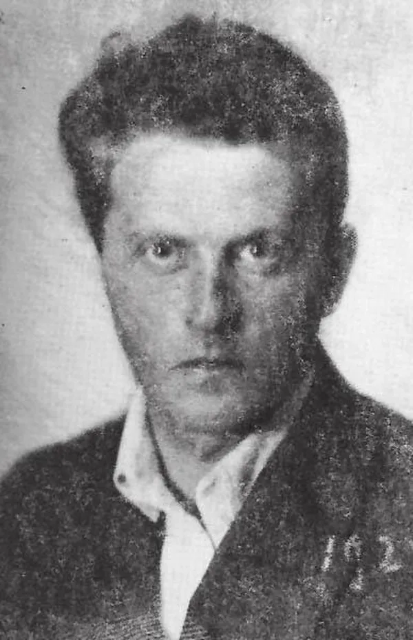 Portrait photograph of Ludwig Wittgenstein, 1925