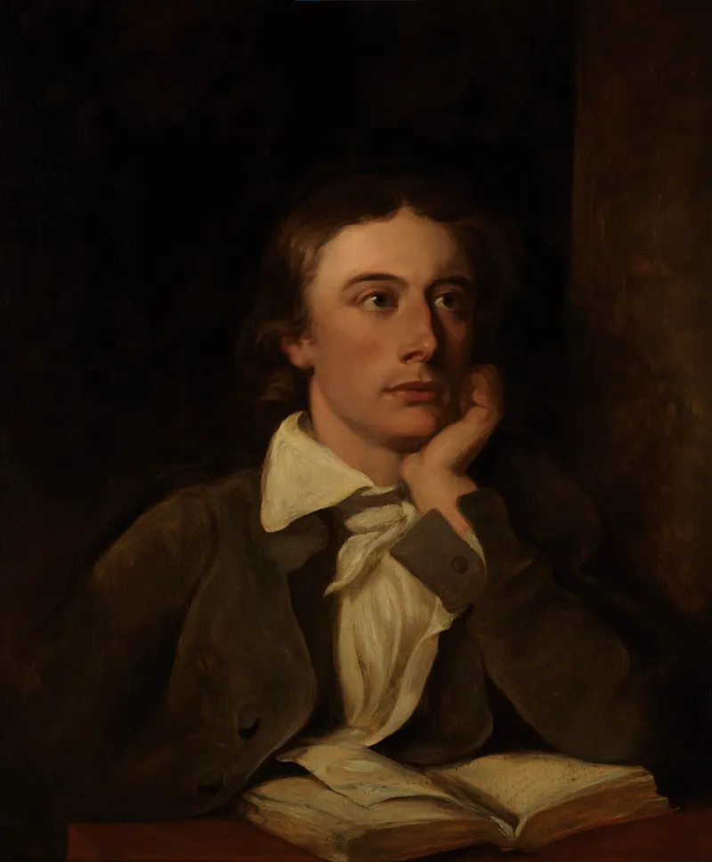 Portrait of John Keats by William Hilton