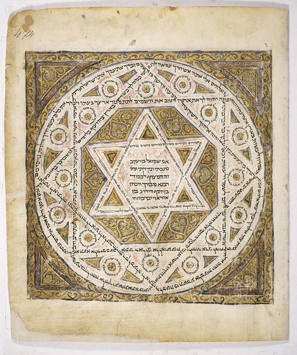 Carpet page from the Leningrad Codex (1008–1010 CE), the oldest complete manuscript of the Hebrew Bible