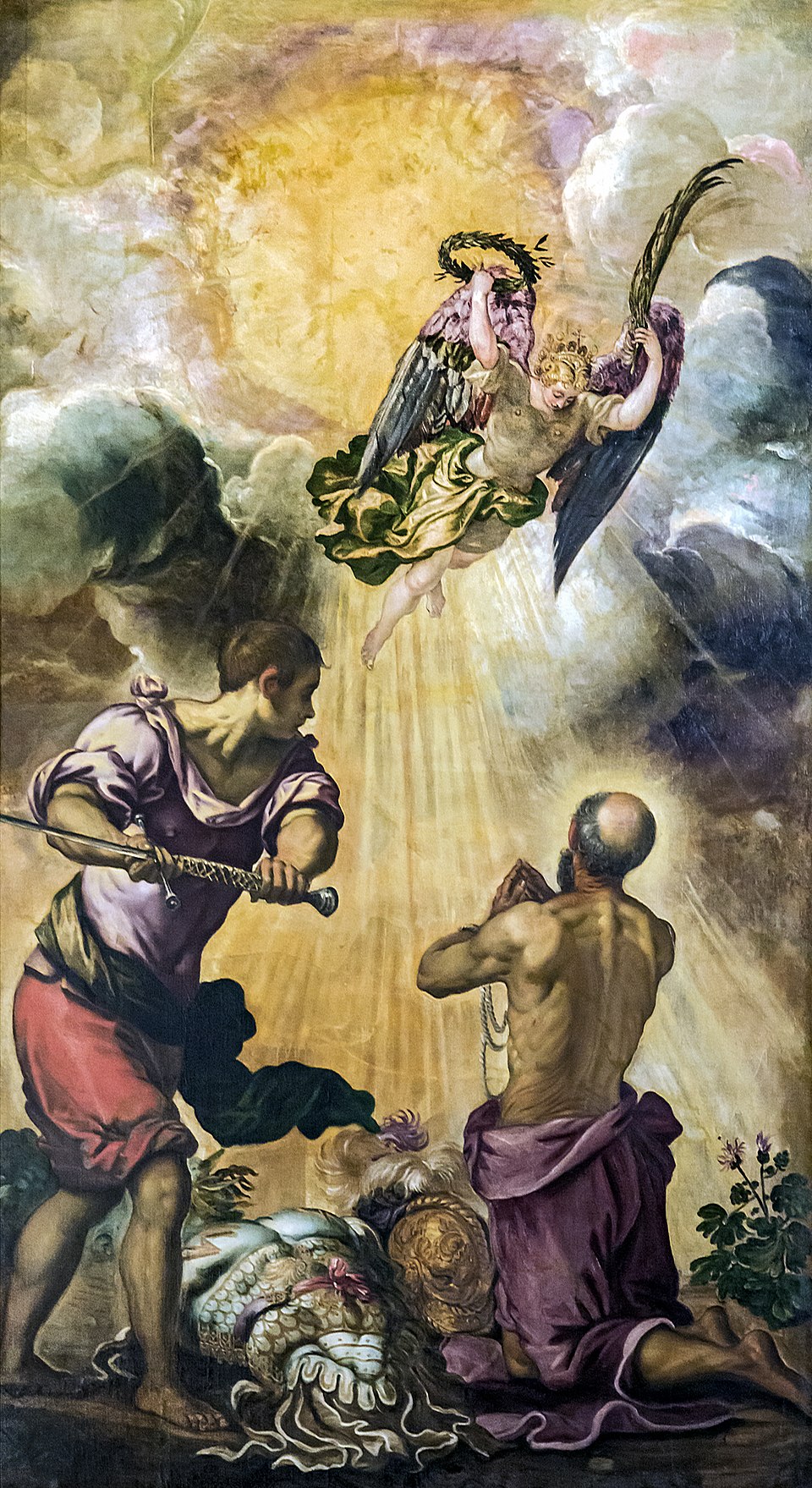 Painting of the beheading of Saint Paul, from the choir of Madonna dell'Orto, Venice