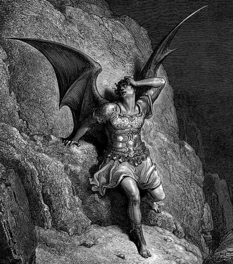 Gustave Doré's illustration of Satan from Paradise Lost