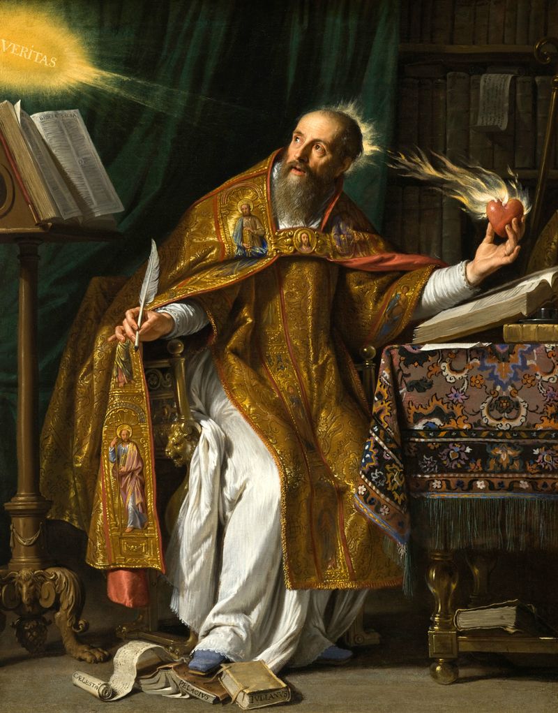 Saint Augustine of Hippo, painting by Philippe de Champaigne, seventeenth century